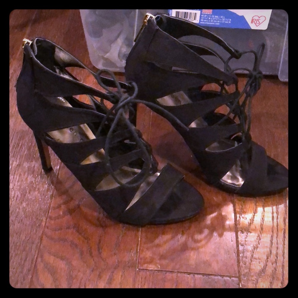 Madden girl lace up heel, women’s 6.5